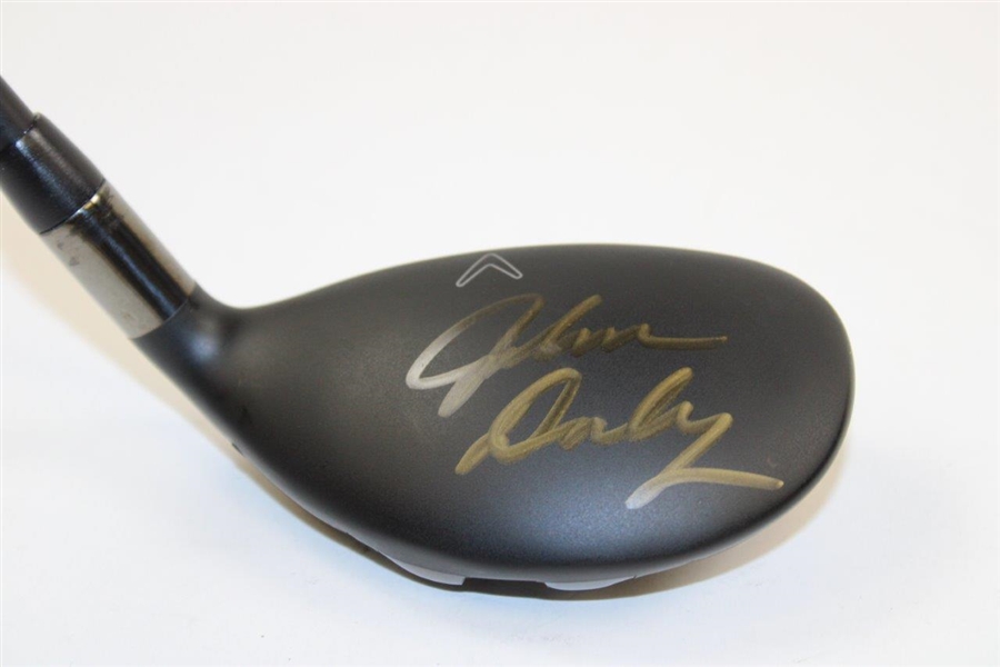 John Daly Signed Personal Used Callaway Rogue ST 20 Degree Pro 3-Wood With Cover JSA ALOA