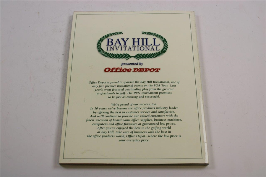 Phil Mickelson, Bernhard Langer, and 12 Others Signed 1997 Bay Hill Invitational Program - Phil Winner JSA ALOA