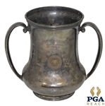 1923 First Gross Fall Open Silver Loving Cup at Brockton Country Club Trophy Given to HH Marden - Stamped Reed & Barton