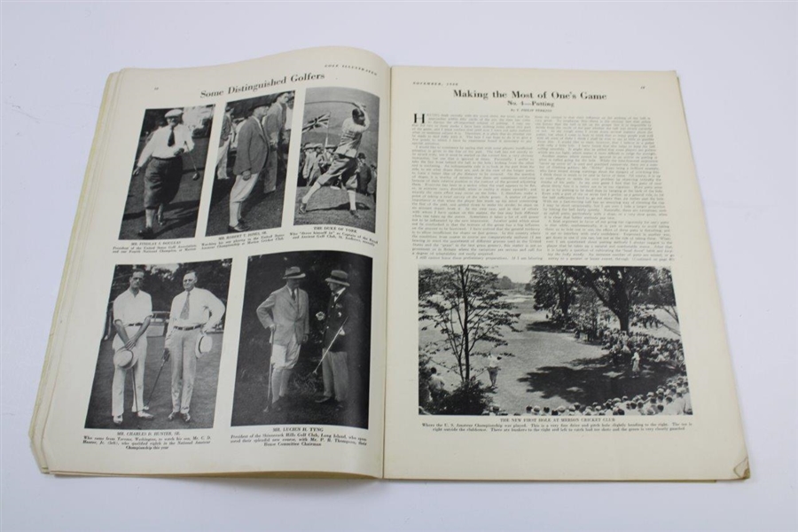 1930 Golf Illustrated Vol 34 No. 2 Magazine - November