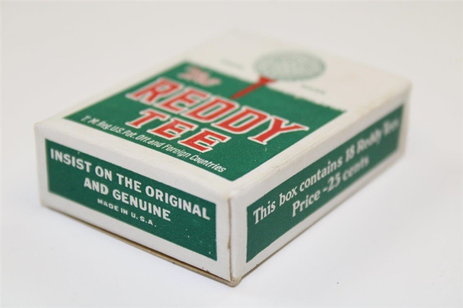 Vintage 'The Reddy Tee' Box with 18 Tees
