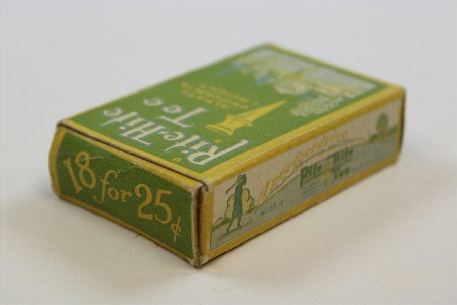 'The Rite-Hite Tee' circa 1930’s Manuf. By The General Timber & Lumber Co. Green Box with 18 Tees