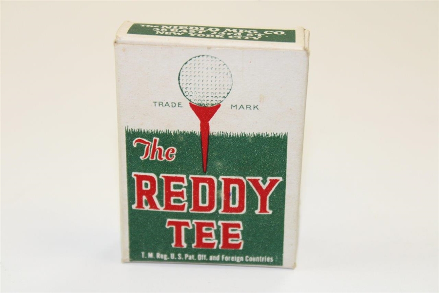 Vintage The Reddy Tee by The Nieblo Mfg. Co. Box with 18 Tees Circa 1930’s