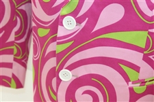 John Daly Signed Personal Hand-tailored LoudMouth Pinkm Dk Pink, & Lt Green Themed Sport Coat JSA ALOA