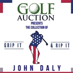 John Daly Signed Personal Hand-tailored LoudMouth Green, Red, Orange, & Yellow Triangles Themed Sport Coat JSA ALOA