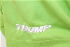 John Daly Signed Personal Match Worn Lime Green Golf Shirt with Sponsors JSA ALOA