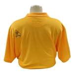John Daly Signed Personal Match Worn Orange Golf Shirt with Sponsors JSA ALOA