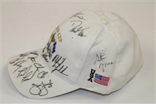 Tiger Woods & Team Signed 2004 Ryder Cup at Oakland Hills Hat - The DiMarco Collection JSA ALOA