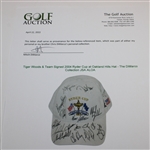 Tiger Woods & Team Signed 2004 Ryder Cup at Oakland Hills Hat - The DiMarco Collection JSA ALOA