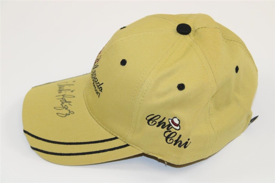 Chi-Chi Rodriguez's Personal Yellow Signed El Legado Golf Resort Hat JSA ALOA