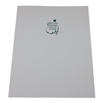 Tiger Woods Signed 2005 Masters Champion Dinner Menu - Night of Win!  JSA ALOA
