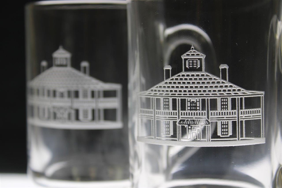 Pair of Augusta National Clubhouse Logo Coffee Glasses