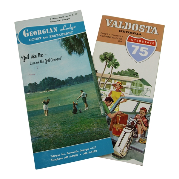Circa 1950's-60's 'Georgian Lodge' & 'Valdosta, Georgia' Travel Brochures