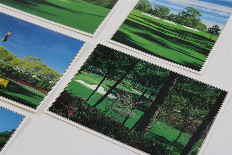 Full Set of Eight (8) Masters Tournament Assorted Note Cards In Box with Envelopes