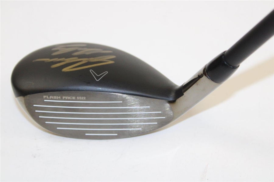 John Daly Signed Personal Used Callaway Rogue ST 23 Degree Pro 4-Wood With Cover JSA ALOA