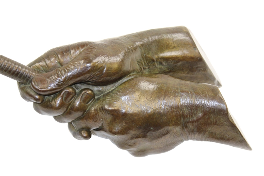 Bronze Mold of Gary Player's Hands By Artist Tico Torres