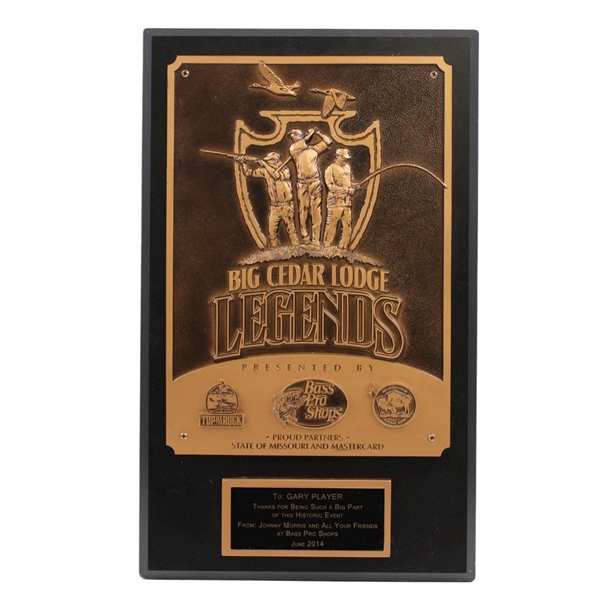 Gary Player's Big Cedar Lodge Legends Appreciation Plaque