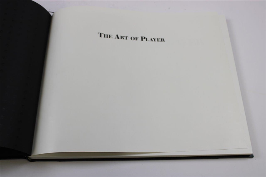 Exclusive Gary Player Ltd Ed Gold Series 'The Art of Player' Book 466/1500