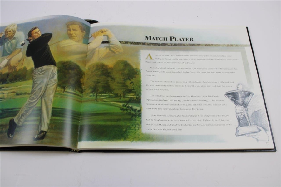 Exclusive Gary Player Ltd Ed Gold Series 'The Art of Player' Book 466/1500