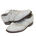 Gary Players Personal White Footjoy Golf Shoes