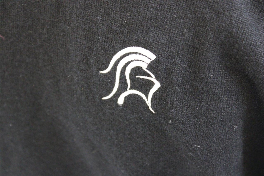 Gary Player's Personal Black Knight Logo Long Sleeve Turtleneck Golf Sweater