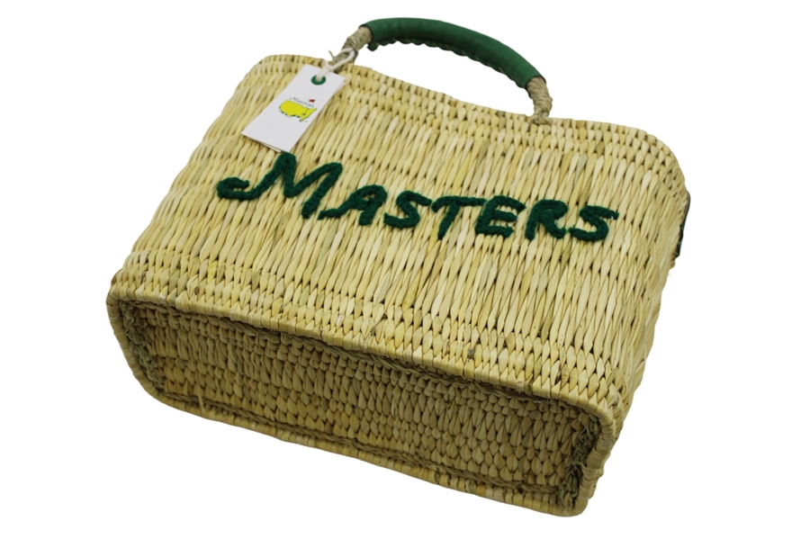 Masters Exclusive Mersea Handmade Straw & Leather Tote Bag With Cover