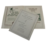 1935 Masters Program Signed By Champ Sarazen, R-Up Wood, & LA Little JSA ALOA