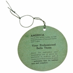 1935 Augusta National Inv. Tournament Sunday Final Rd Ticket #2769 - New Find!