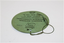 1935 Augusta National Inv. Tournament Sunday Final Rd Ticket #2769 - New Find!