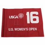 Annika Sorenstam Signed (2012) Womens US Open 16Th Hole Course Flag JSA ALOA