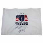President George Bush Signed The Bush Center Warrior Open Flag JSA ALOA