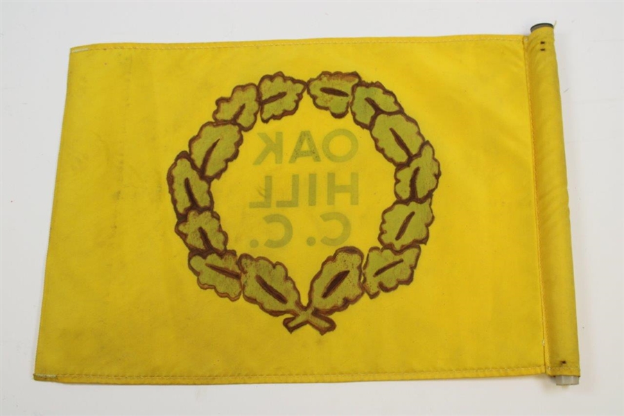 Vintage Oak Hill Country Club Yellow Course Flown Flag