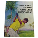 1971 Usga Public Links at Papago Golf Course official Program