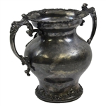 1898 Locustwood Golf Club Derby Silver Co. Quadruple Plated Trophy Won By Tefft