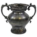1898 Locustwood Golf Club Derby Silver Co. Quadruple Plated Trophy Won By Tefft