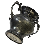 1898 Locustwood Golf Club Derby Silver Co. Quadruple Plated Trophy Won By Tefft