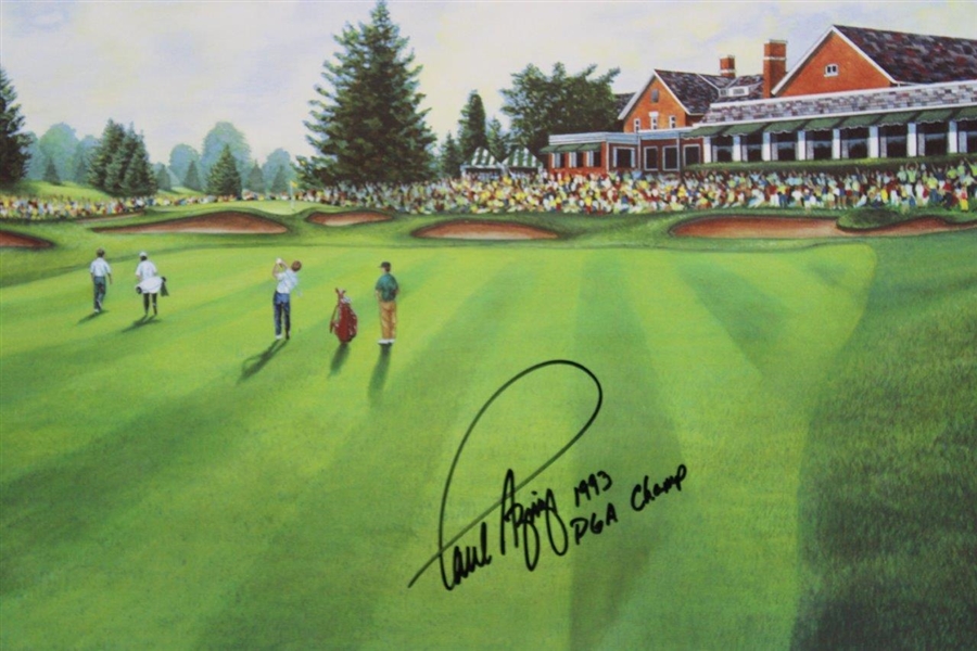 Paul Azinger Signed 1993 PGA at Inverness Club Poster With Champ Notation JSA ALOA