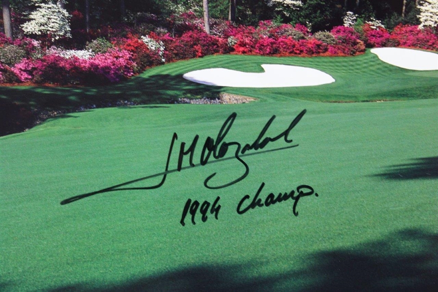 Jose Maria Olazabal Signed 1994 The Masters Poster With Champ Notation JSA ALOA