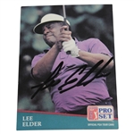 Lee Elder Signed Senior PGA Tour Pro-Set Golf Card JSA ALOA