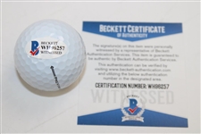 Hideki Matsuyama Signed Masters Logo Golf Ball Beckett #Wh96257