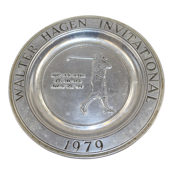 1979 Walter Hagen Invitational Pewter Plate