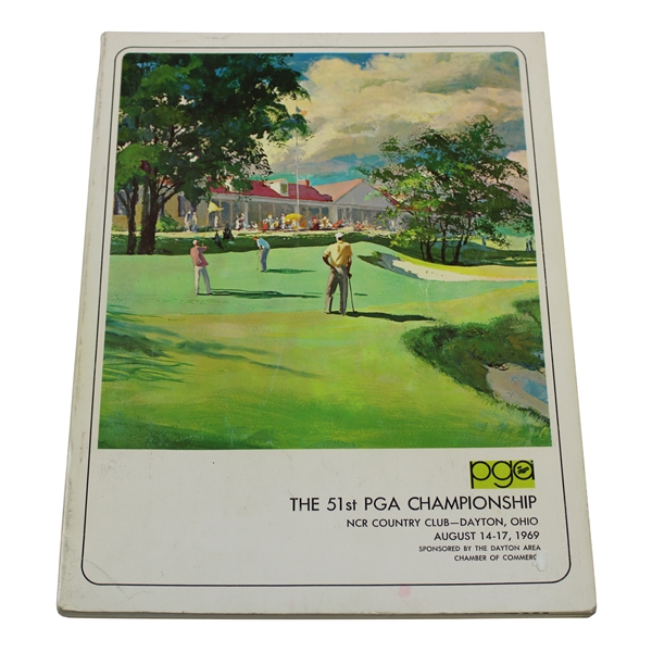 1969 PGA Championship at NCR Country Club Program - Ray Floyd Winner