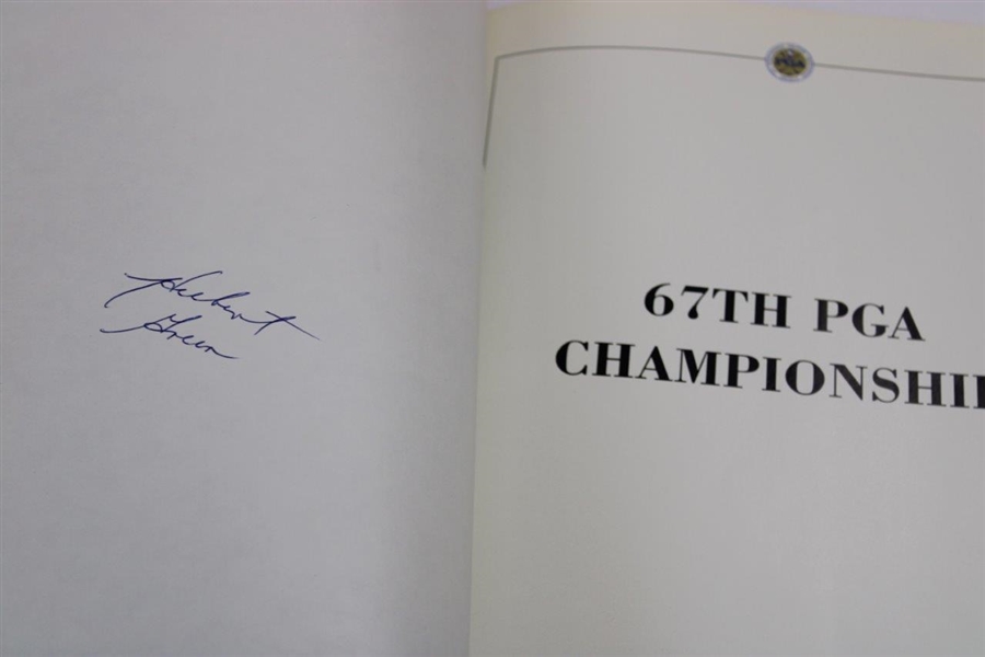 1980, 1981, & 1985 PGA Championship Programs - 1985 Signed By Hunbert Green JSA ALOA