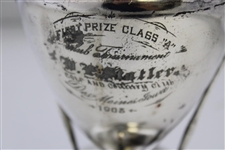 1903 W.E. Statler Des Moines G & CC First Prize Class A Club Tournament Trophy 