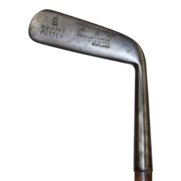 George Nicoll Whippet Leven Fife Scotland Hand Forged Putter With Paddle Grip