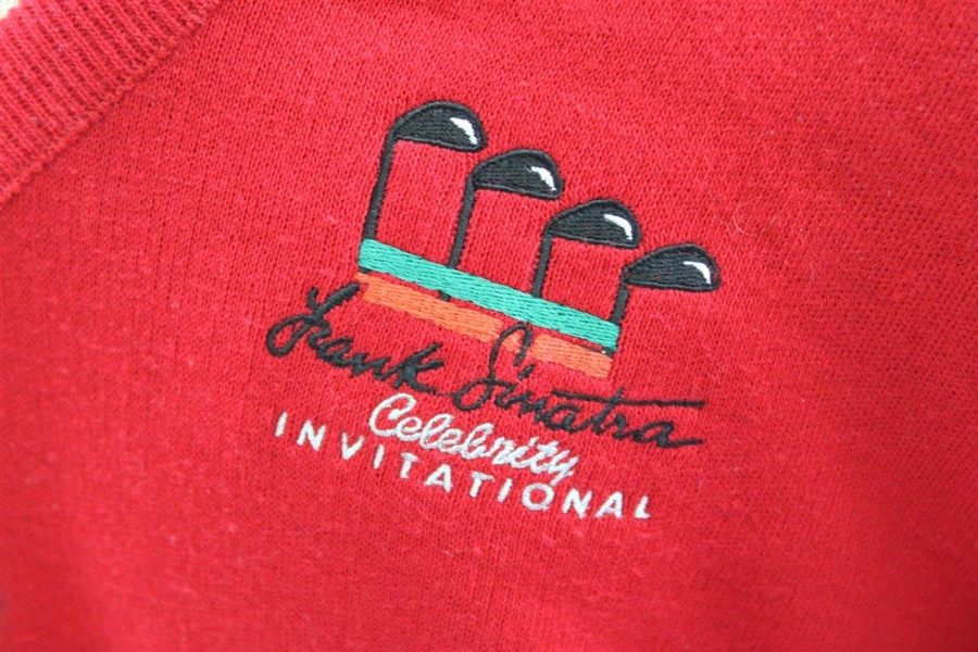 Frank Sinatra Celebrity Invitational Red Sweater - Size XL