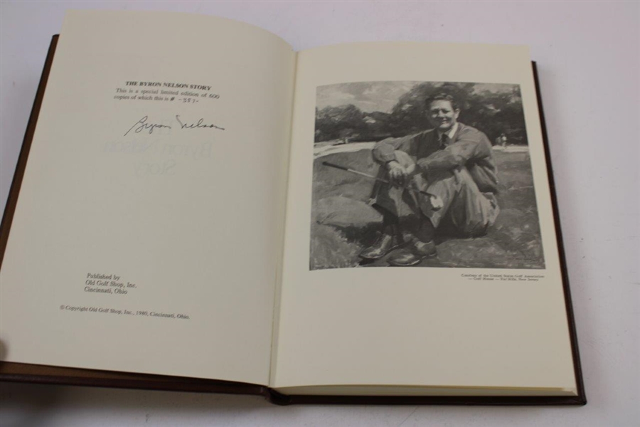 Byron Nelson Signed Ltd Ed 'The Byron Nelson Story' Book 387/600 JSA ALOA 