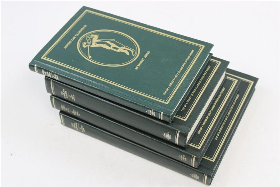 Four (4) Golf Digest Books - Jones, Vardon, Jones, & Dunn