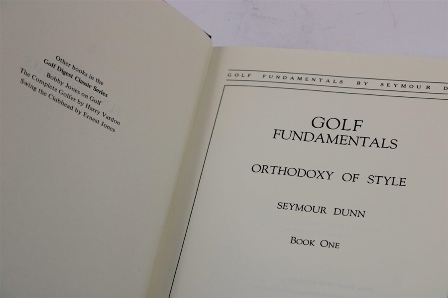 Four (4) Golf Digest Books - Jones, Vardon, Jones, & Dunn