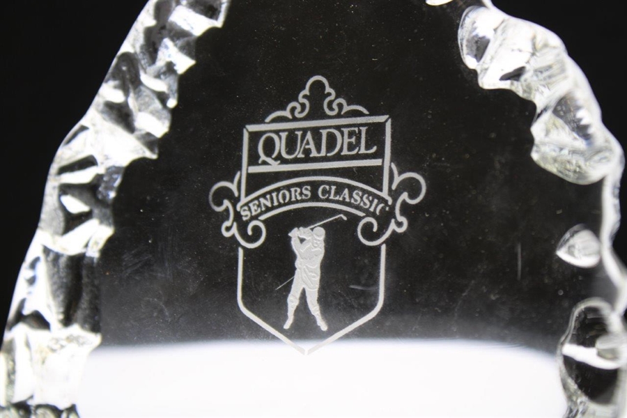 Gary Player's Quadel Seniors Classic Glass Display
